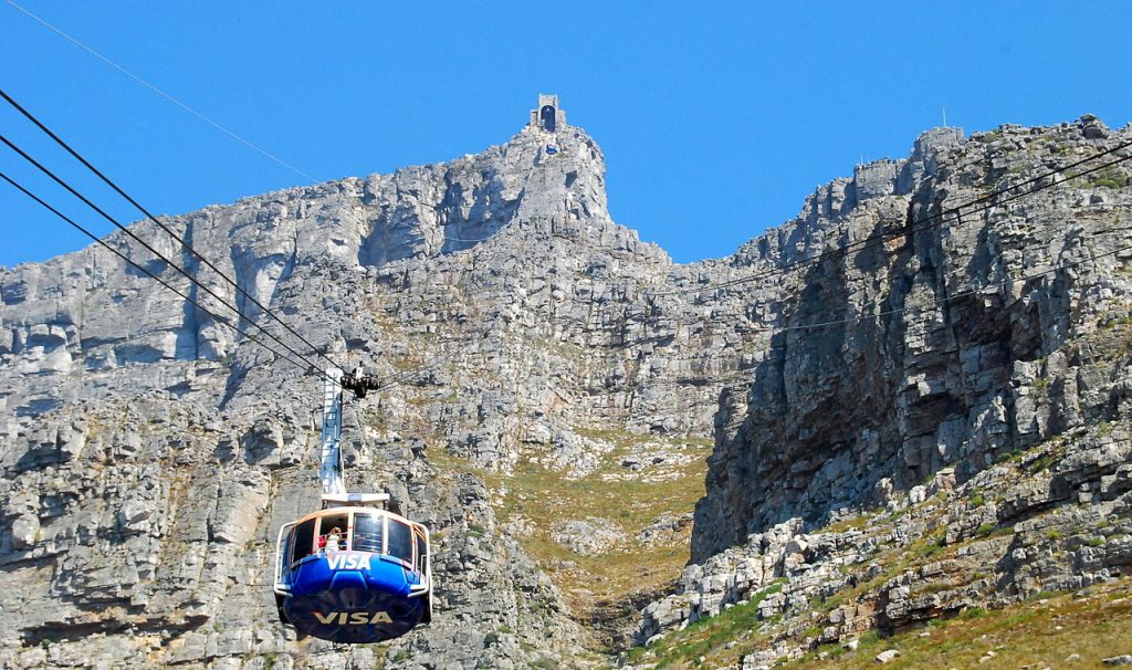 Cape Town Cable way on Table Mountain